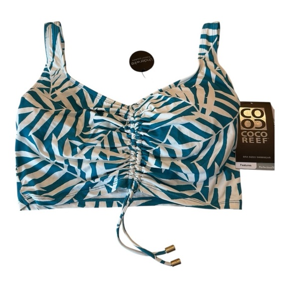 Coco Reef Elevate Bra Sized Shirred Underwire Bikini Top Royal Palm
Style U43461 - Picture 12 of 16